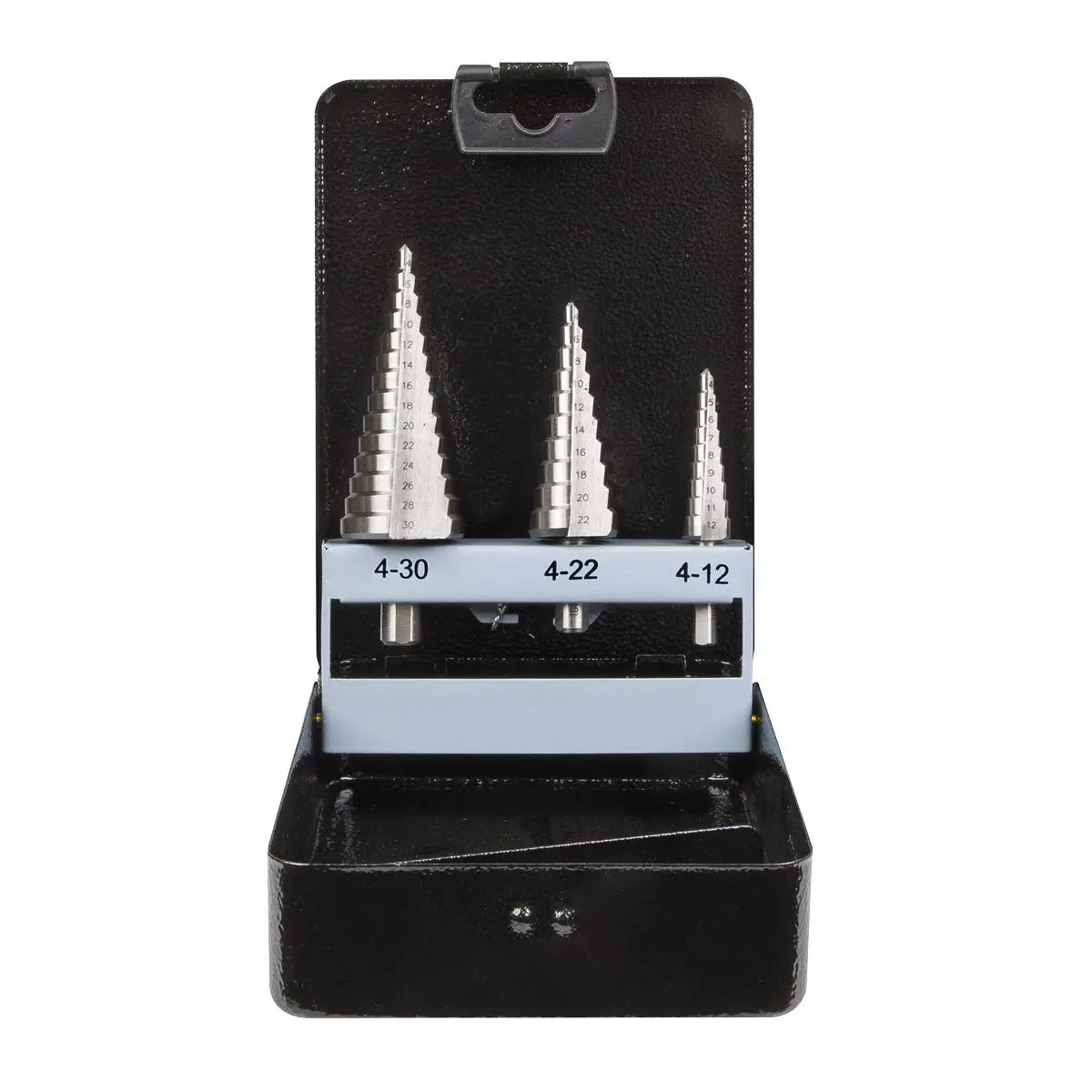 Sealey HSS 4341 Step Drill Bit Set 3pc Double Flute - Image 5