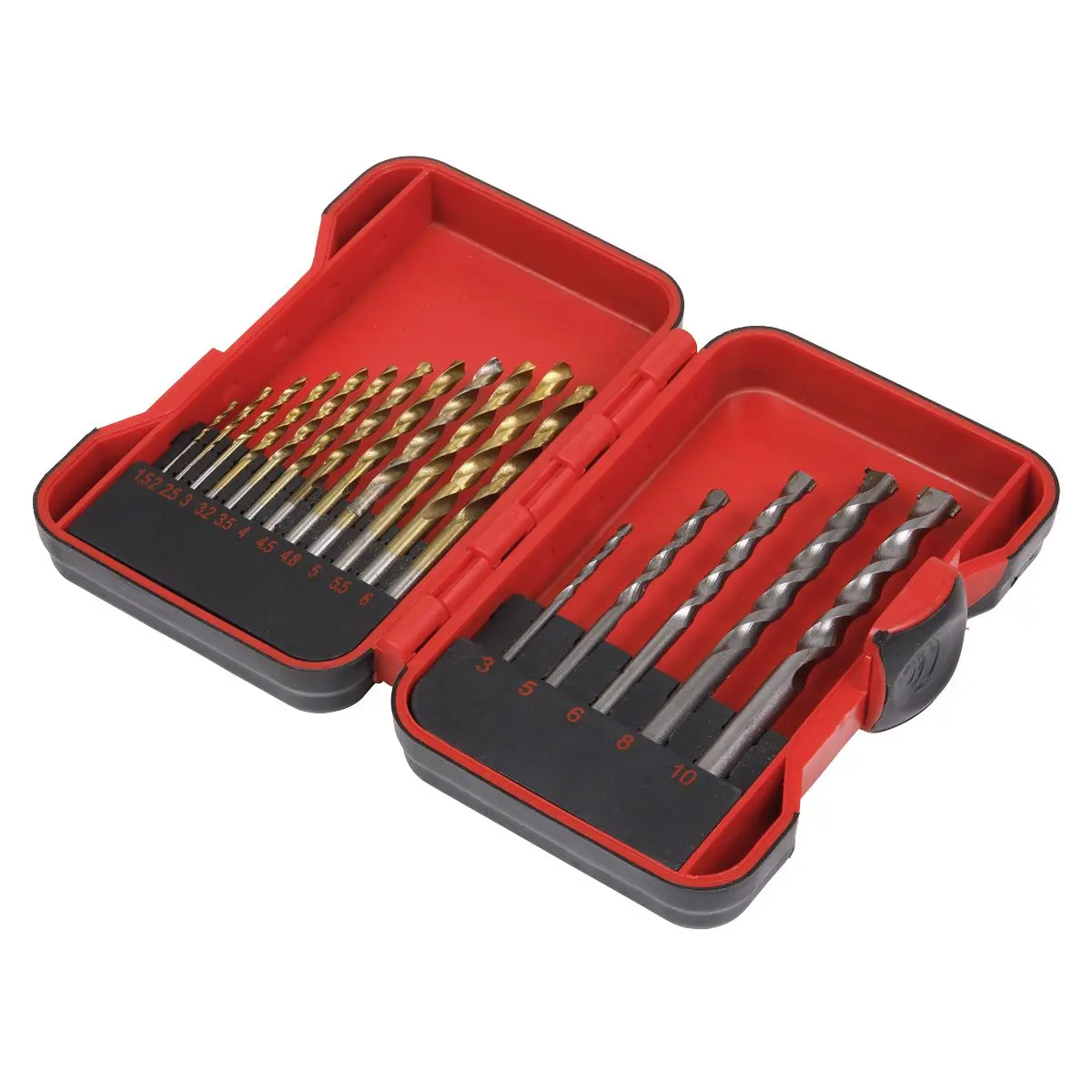 Sealey HSS/Masonry Drill Bit Set 17pc - Image 3