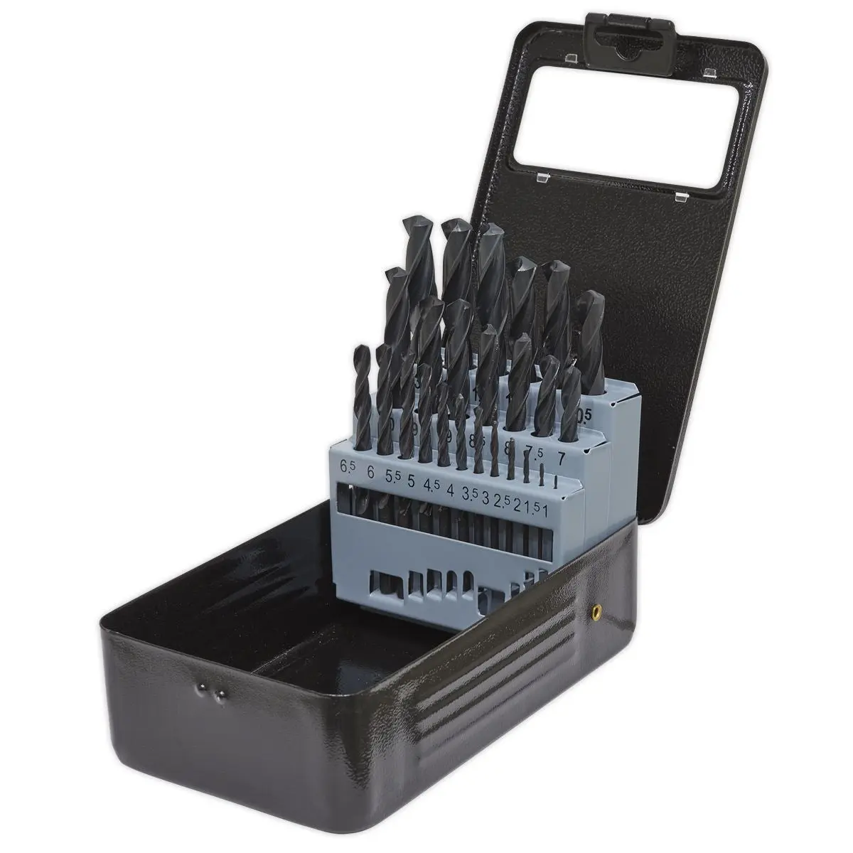 Sealey HSS Roll Forged Drill Bit Set 25pc Ø1-13mm - Image 3