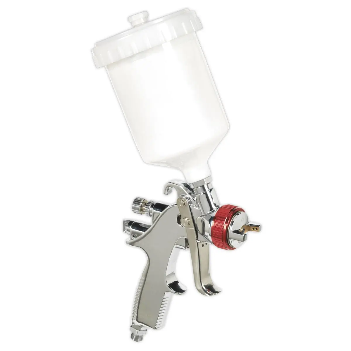 Sealey HVLP Gravity Feed Spray Gun - 1.3mm Set-Up - Image 5