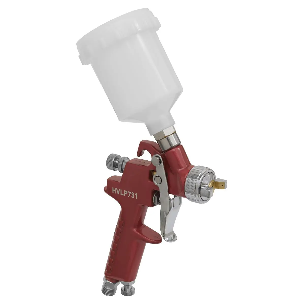 Sealey HVLP Gravity Feed Touch-Up Spray Gun - 0.8mm Set-Up - Image 12