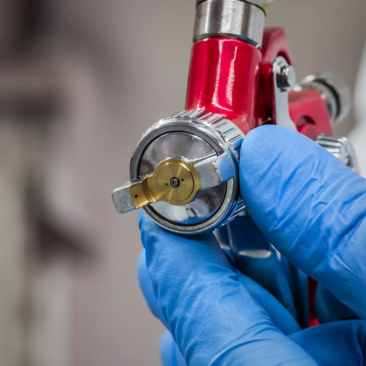 Sealey HVLP Gravity Feed Touch-Up Spray Gun - 0.8mm Set-Up - Image 5