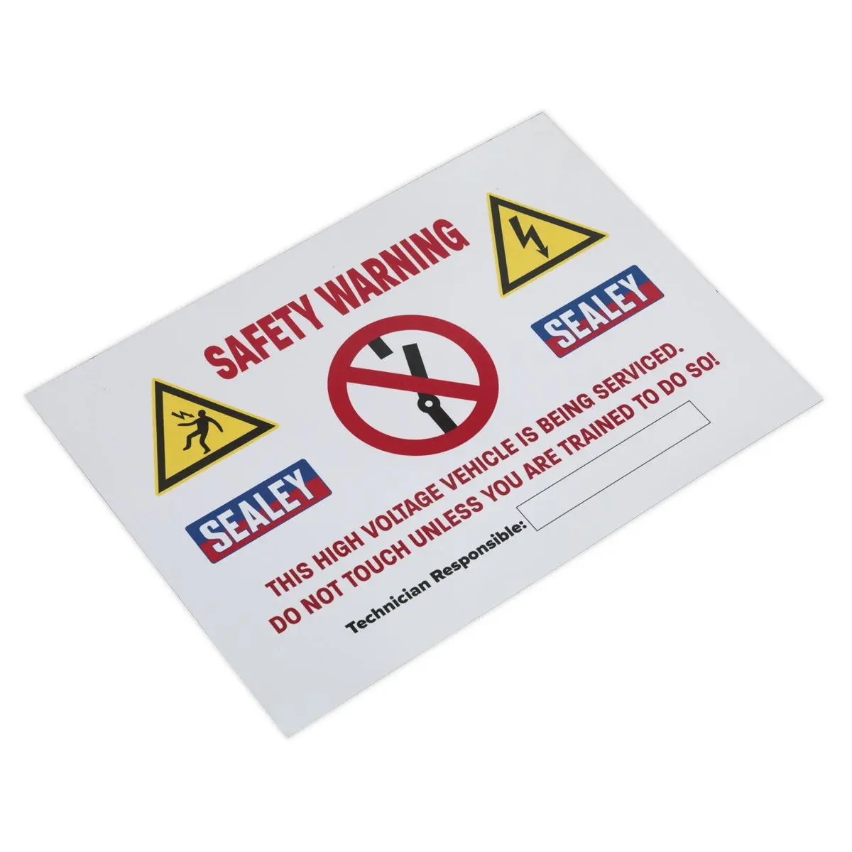 Sealey Hybrid/Electric Vehicle Warning Sign - Image 6