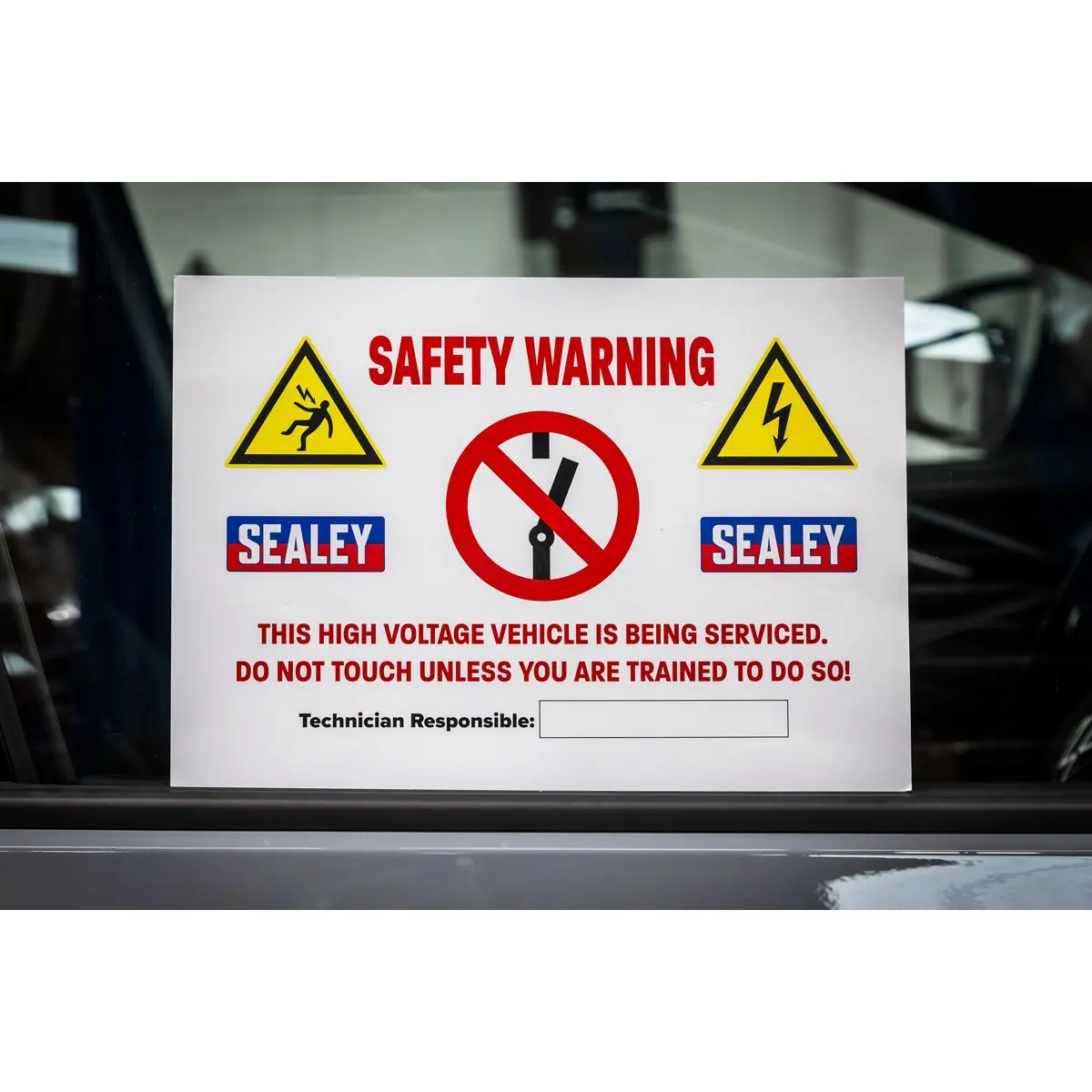 Sealey Hybrid/Electric Vehicle Warning Sign - Image 7