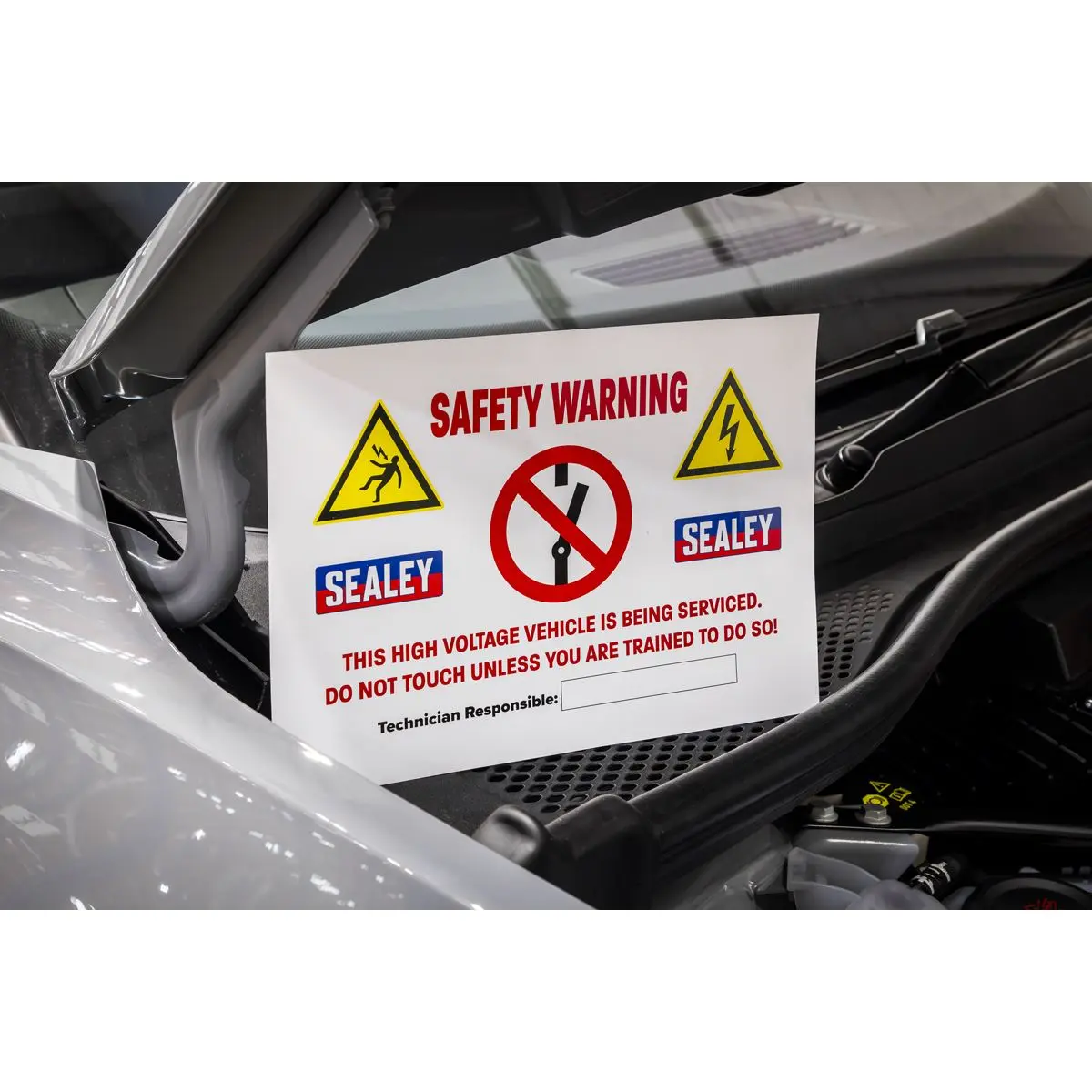 Sealey Hybrid/Electric Vehicle Warning Sign - Image 8