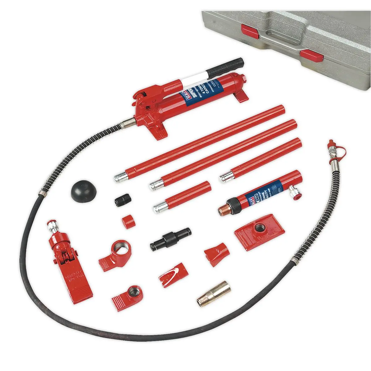 Sealey Hydraulic Body Repair Kit 4 Tonne SuperSnap® Type - Image 3