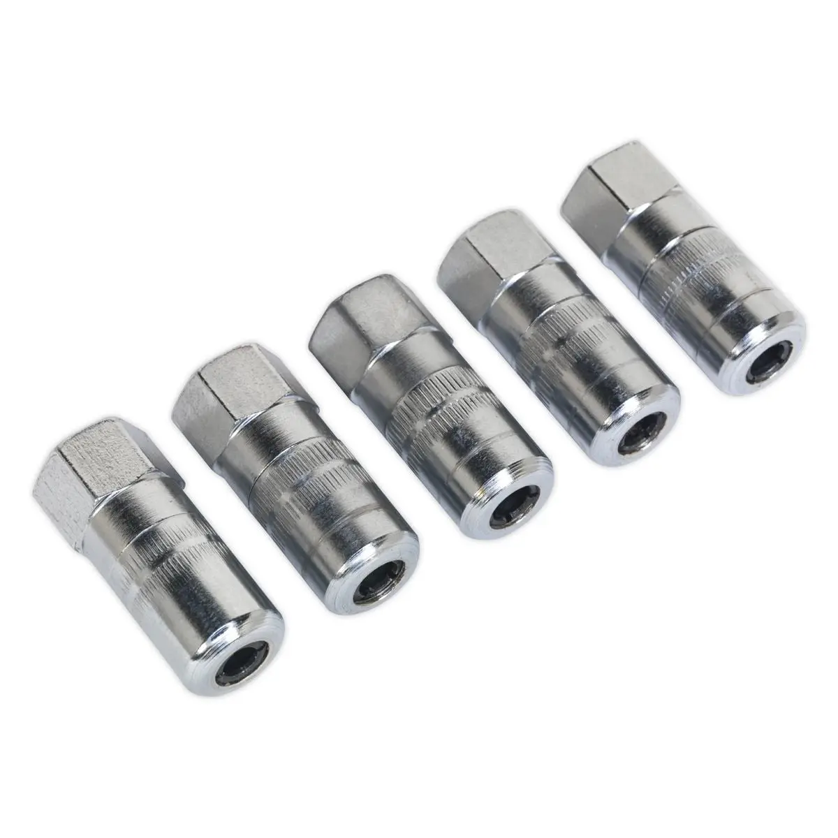 Sealey Hydraulic Connector 4-Jaw Heavy-Duty 1/8"BSP Pack of 5