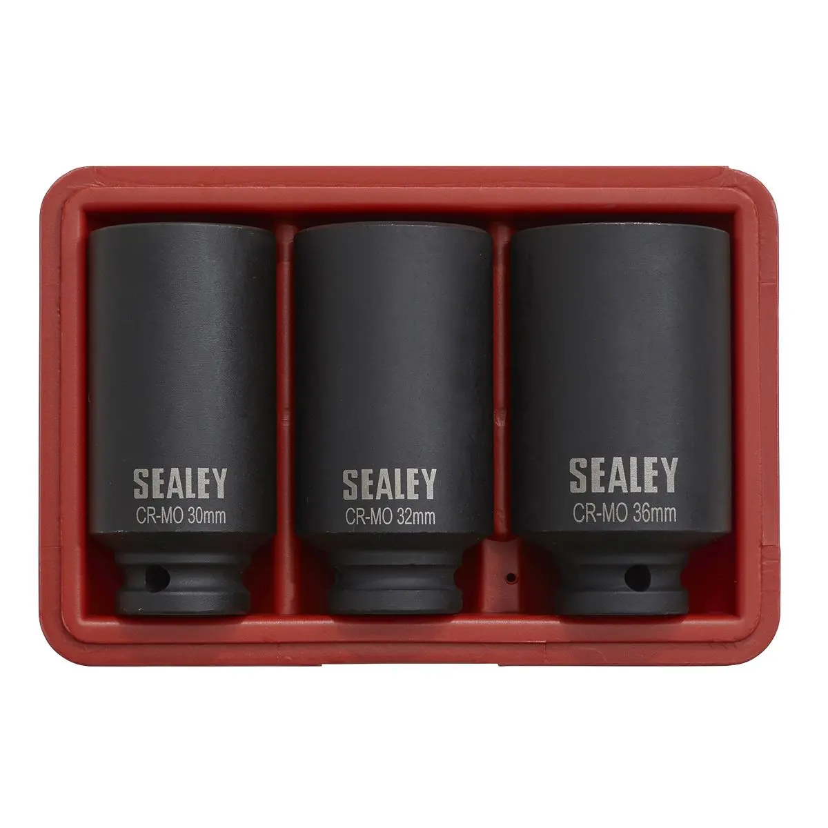 Sealey Impact Hub Nut Socket Set 3pc 12-Point 1/2"Sq Drive - Image 5