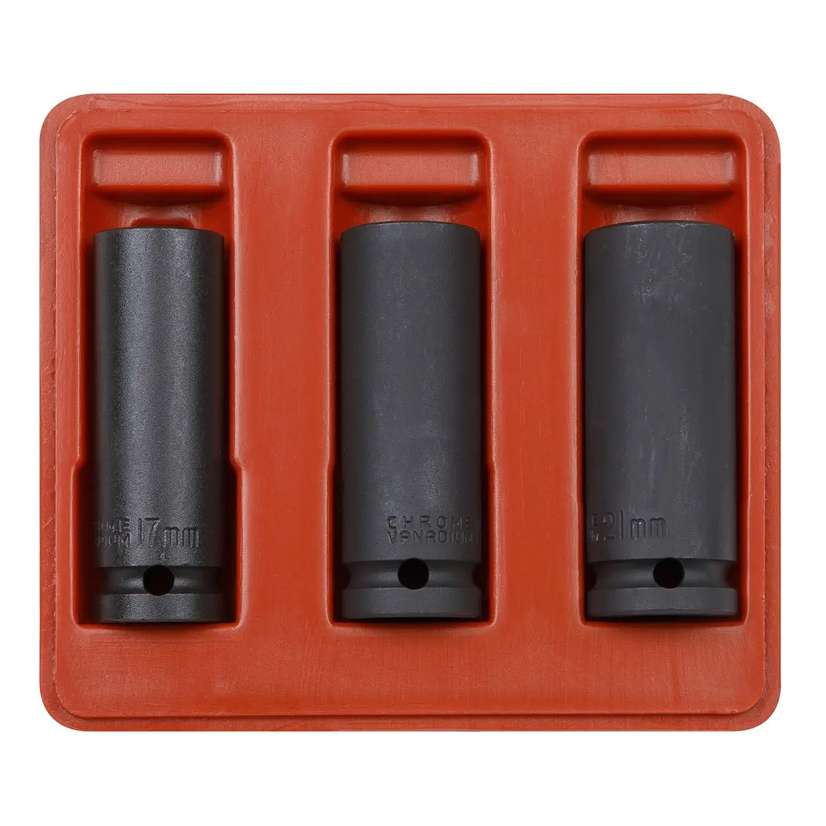 Sealey Impact Socket Set 3pc Deep 1/2"Sq Drive - Image 6