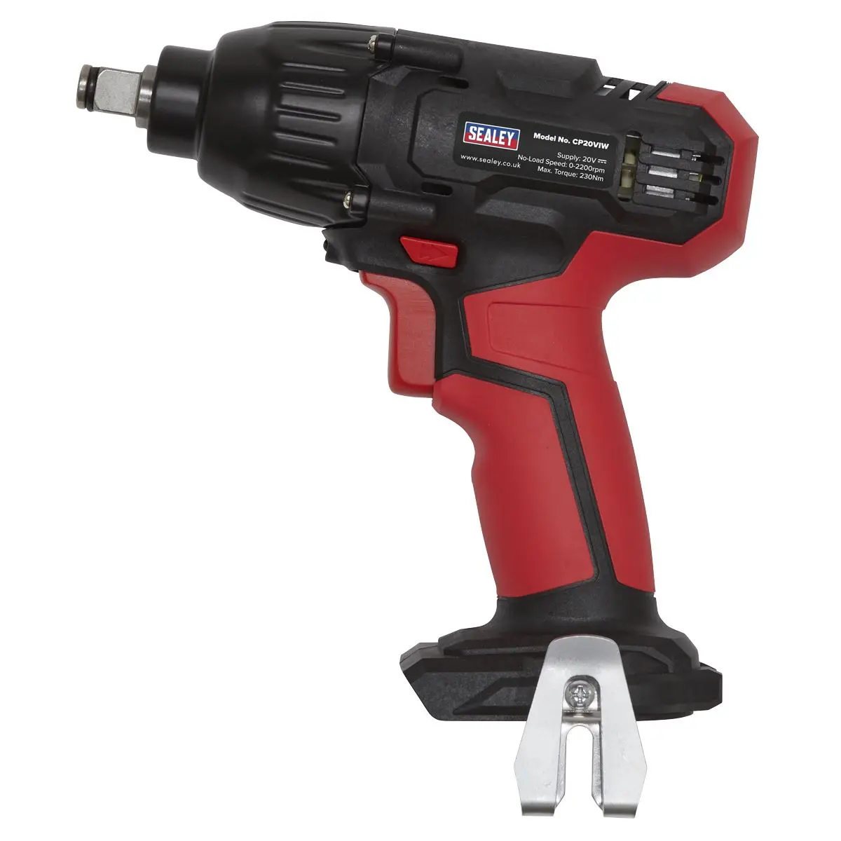 Sealey Impact Wrench 20V SV20 Series 1/2"Sq Drive - Body Only - Image 7