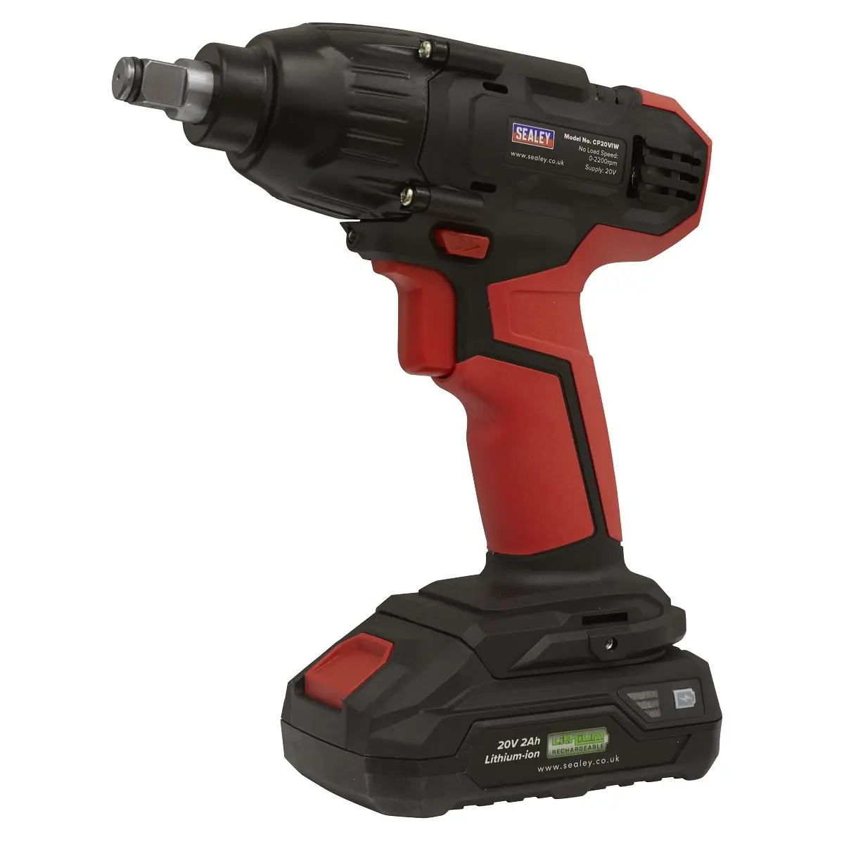 Sealey Impact Wrench 20V SV20 Series 1/2"Sq Drive - Body Only - Image 8