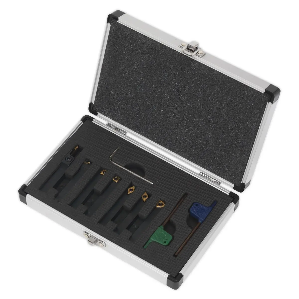 Sealey Indexable 8mm Lathe Turning Tool Set 7pc - Image 4