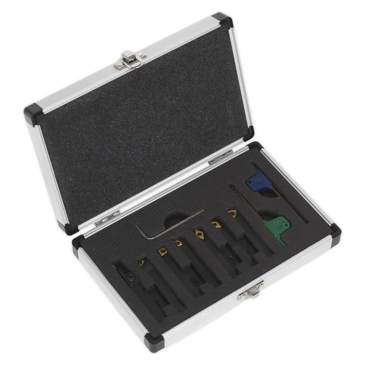 Sealey Indexable 8mm Lathe Turning Tool Set 7pc - Image 5