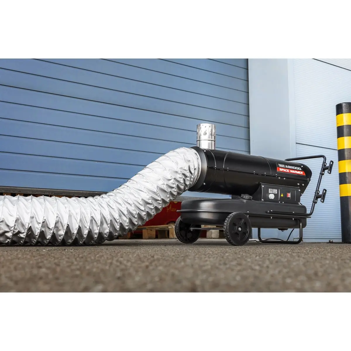 Sealey Space Warmer® Indirect Kerosene/Diesel Heater 102,000Btu/hr with 5M Ducting - Image 9