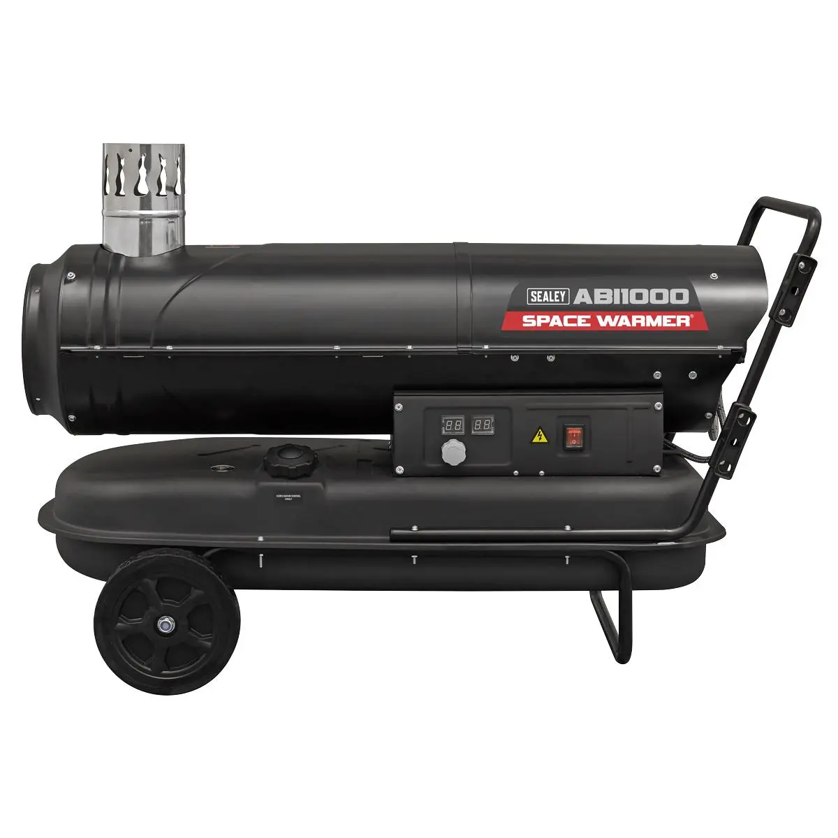 Sealey Space Warmer® Indirect Kerosene/Diesel Heater with Wheels 102,000Btu/hr - Image 6