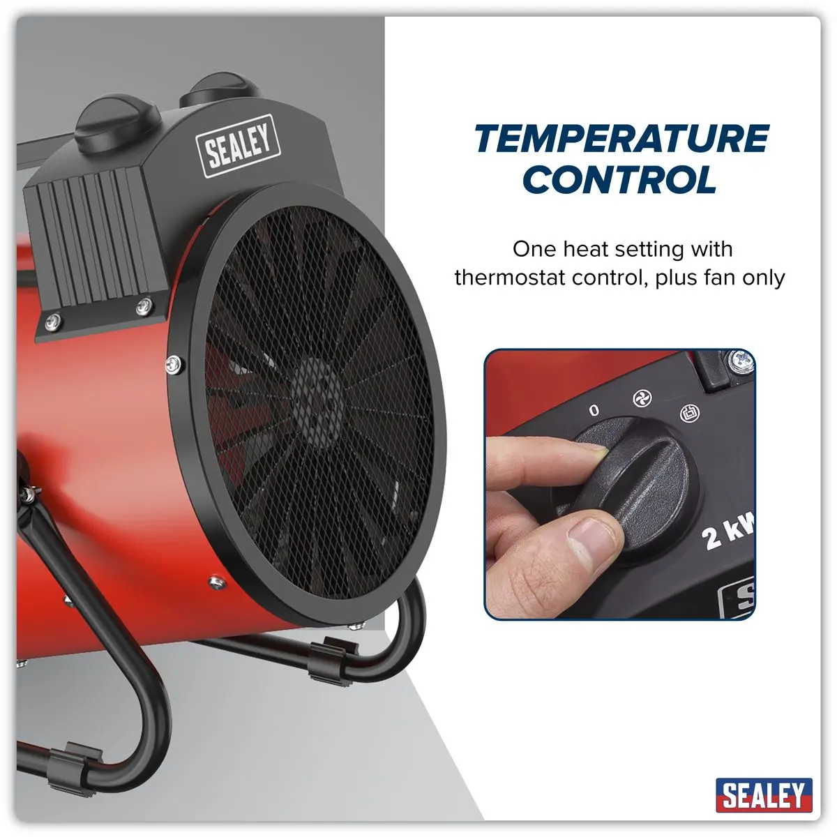Sealey Industrial Fan Heater 2000W/230V - Image 9