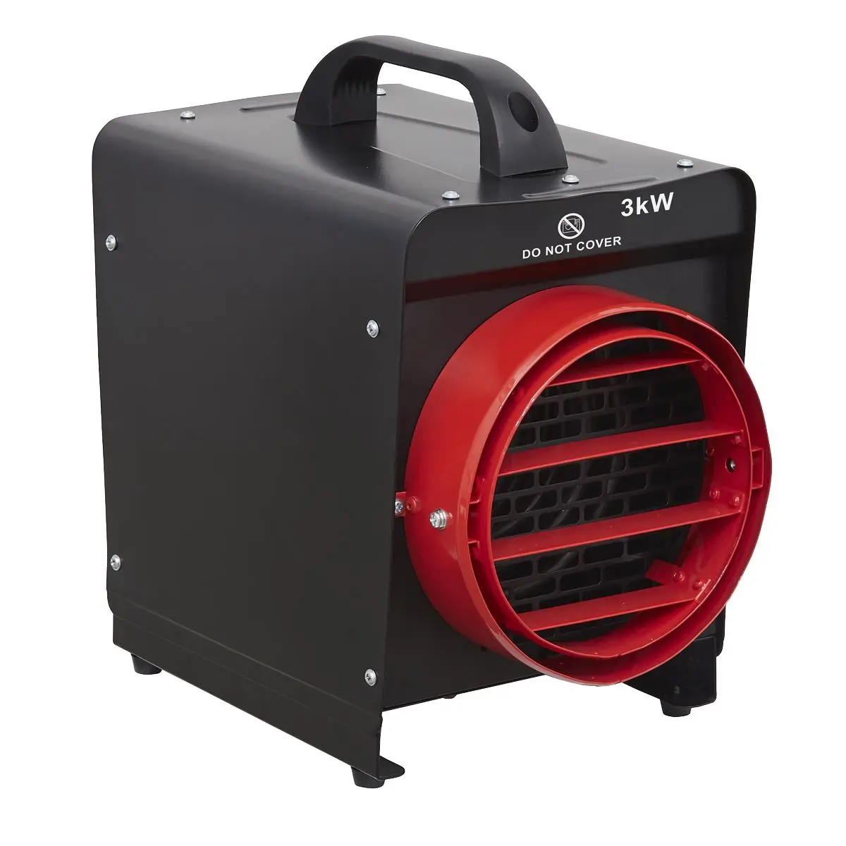 Sealey Industrial Fan Heater 3kW with Ducting - Image 2