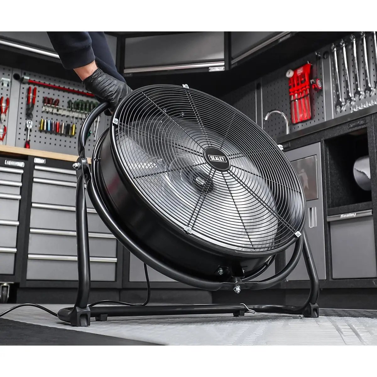 Sealey Industrial High Velocity Orbital Drum Fan 20" 230V - Image 4