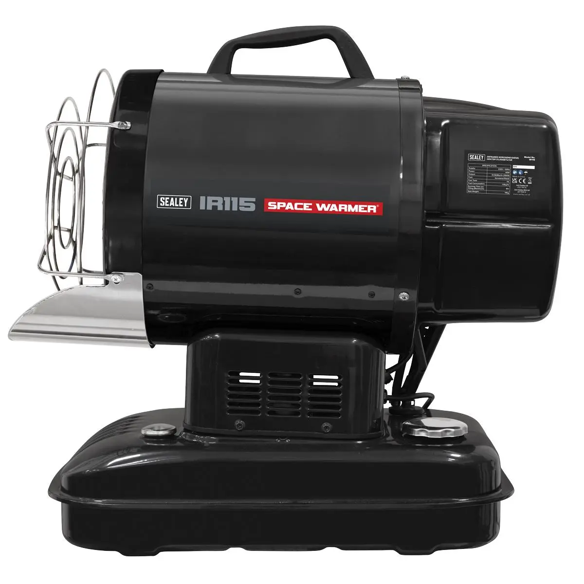 Sealey Infrared Space Warmer® Kerosene/Diesel Heater 51,000Btu/hr - Image 2