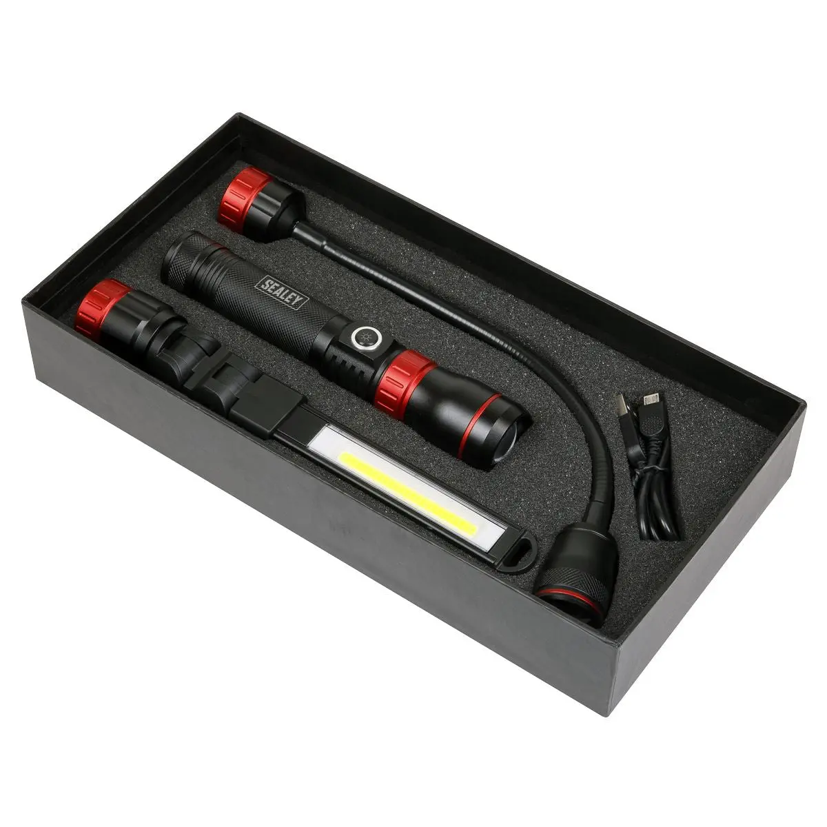 Sealey Interchangeable 3-In-1 COB LED Inspection Light Rechargeable - Image 3