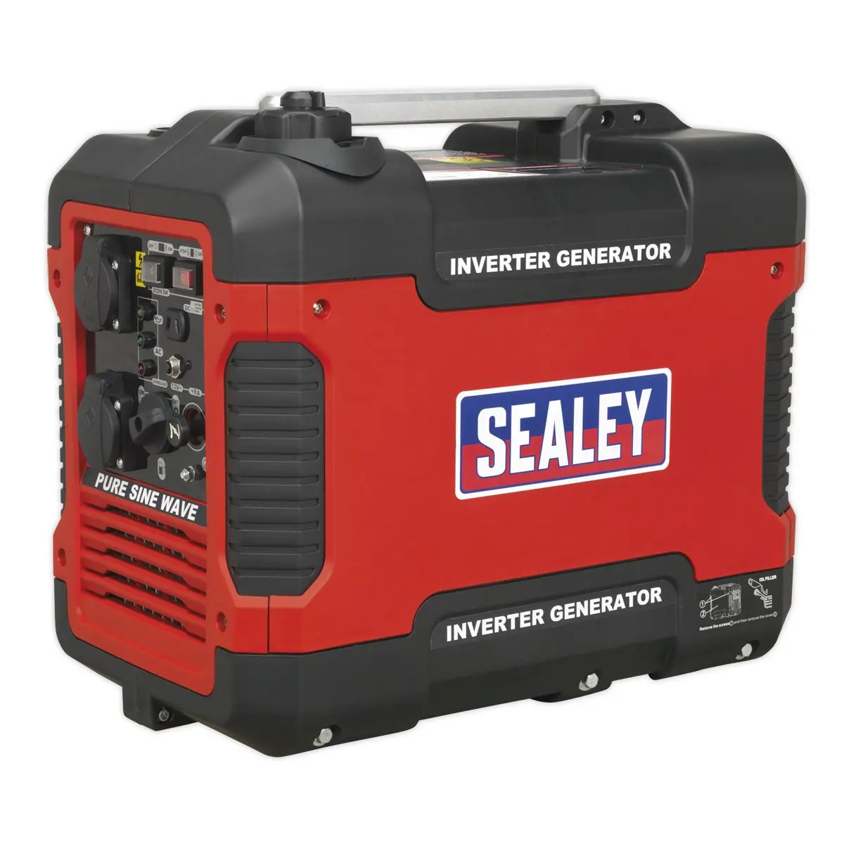 Sealey Inverter Generator 2000W 230V 4-Stroke Engine - Image 11