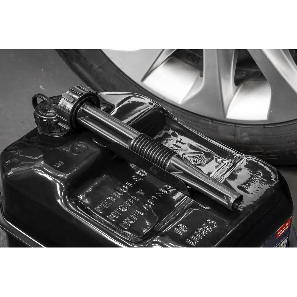 Sealey Jerry Can 10L - Black - Image 6