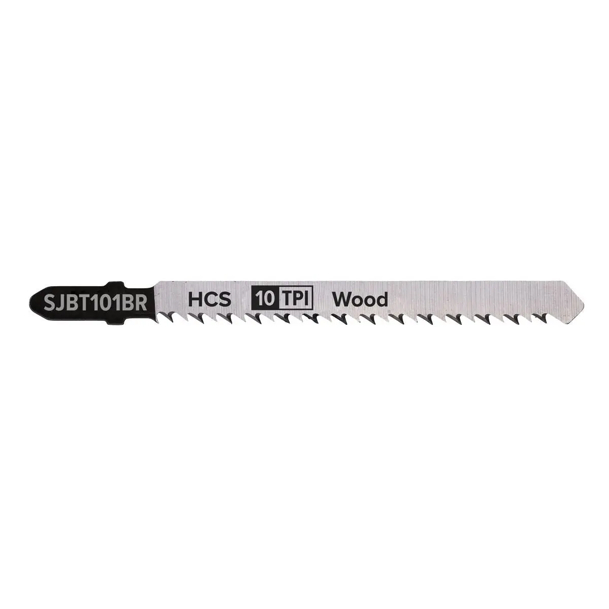Sealey Jigsaw Blade Hard Wood Downward Cut 100mm 10tpi - Pack of 5 - Image 2