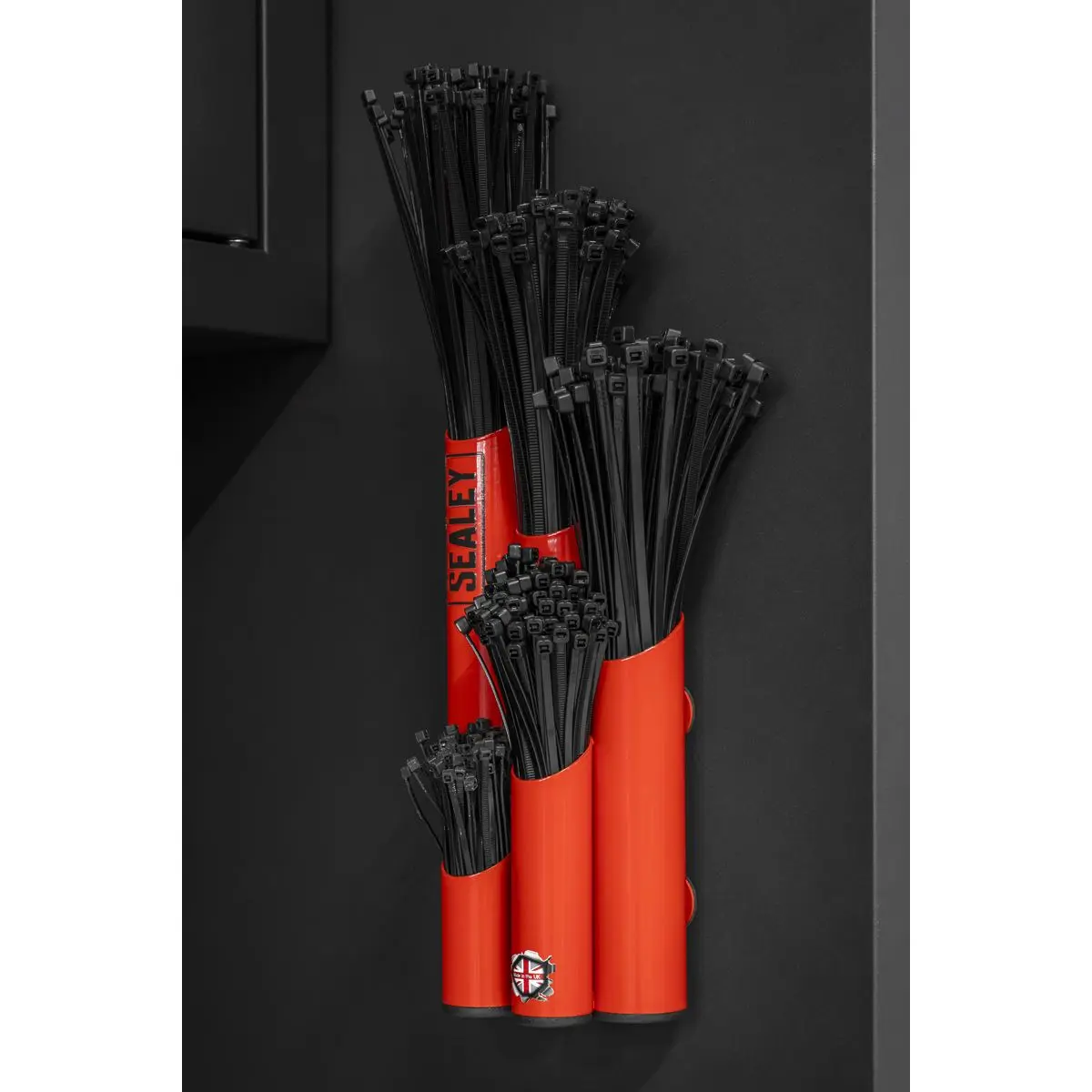 Sealey Large Magnetic Cable Tie Holder - Red - Image 3