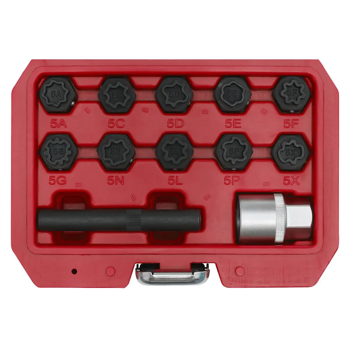 Sealey Locking Wheel Nut Key Set 12pc - Mercedes - Image 3