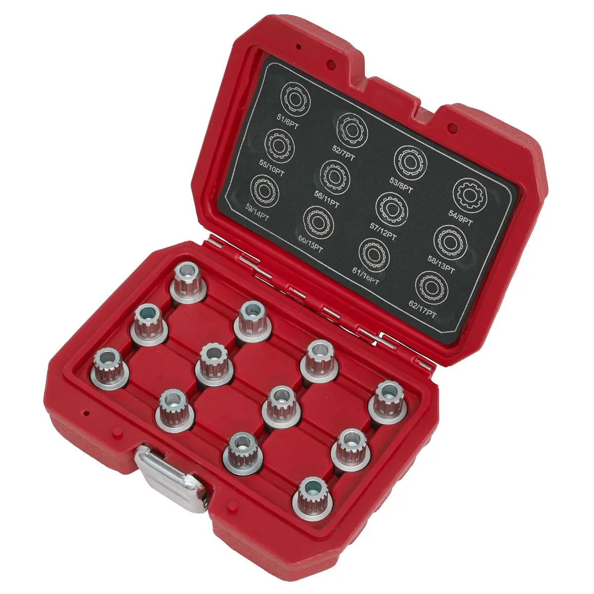 Sealey Locking Wheel Nut Key Set 12pc - VW - Image 5