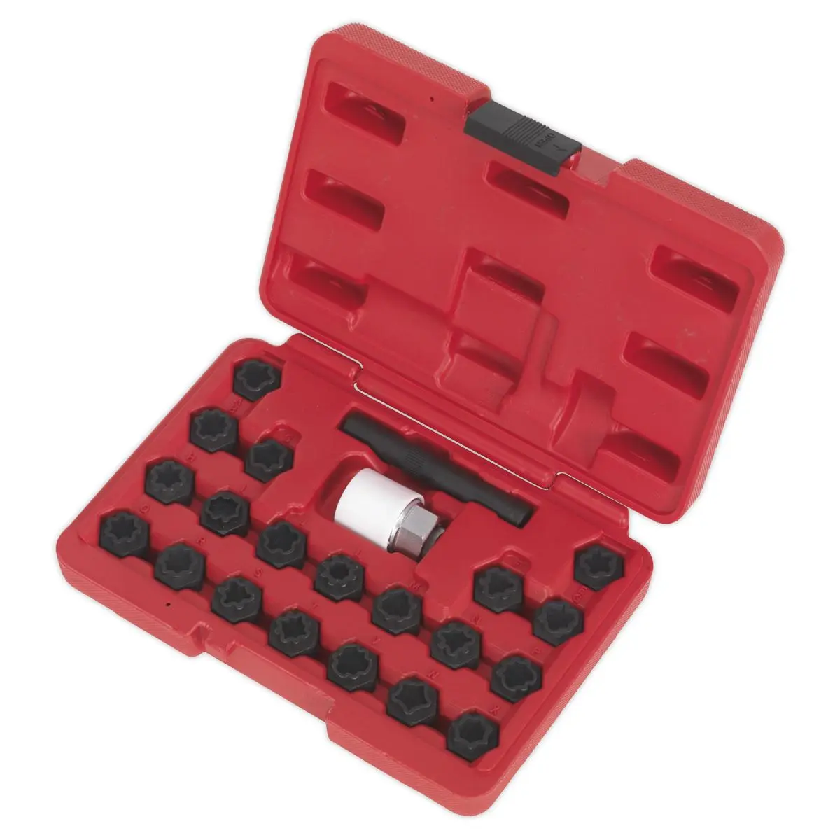 Sealey Locking Wheel Nut Key Set 22pc - Audi - Image 2
