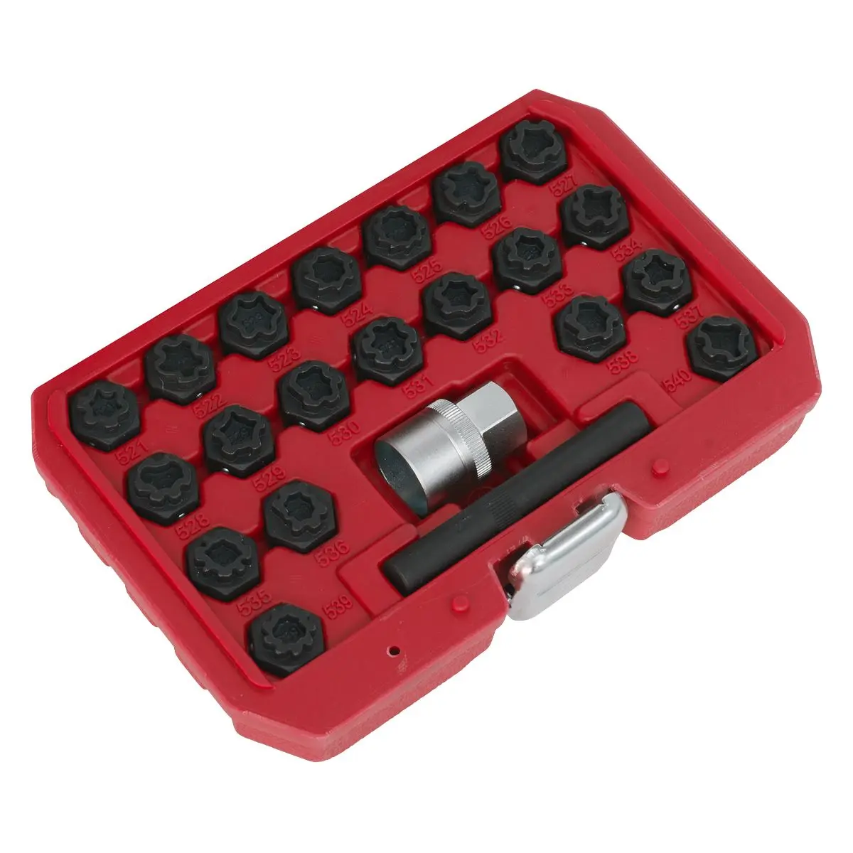 Sealey Locking Wheel Nut Key Set 22pc - VAG - Image 4