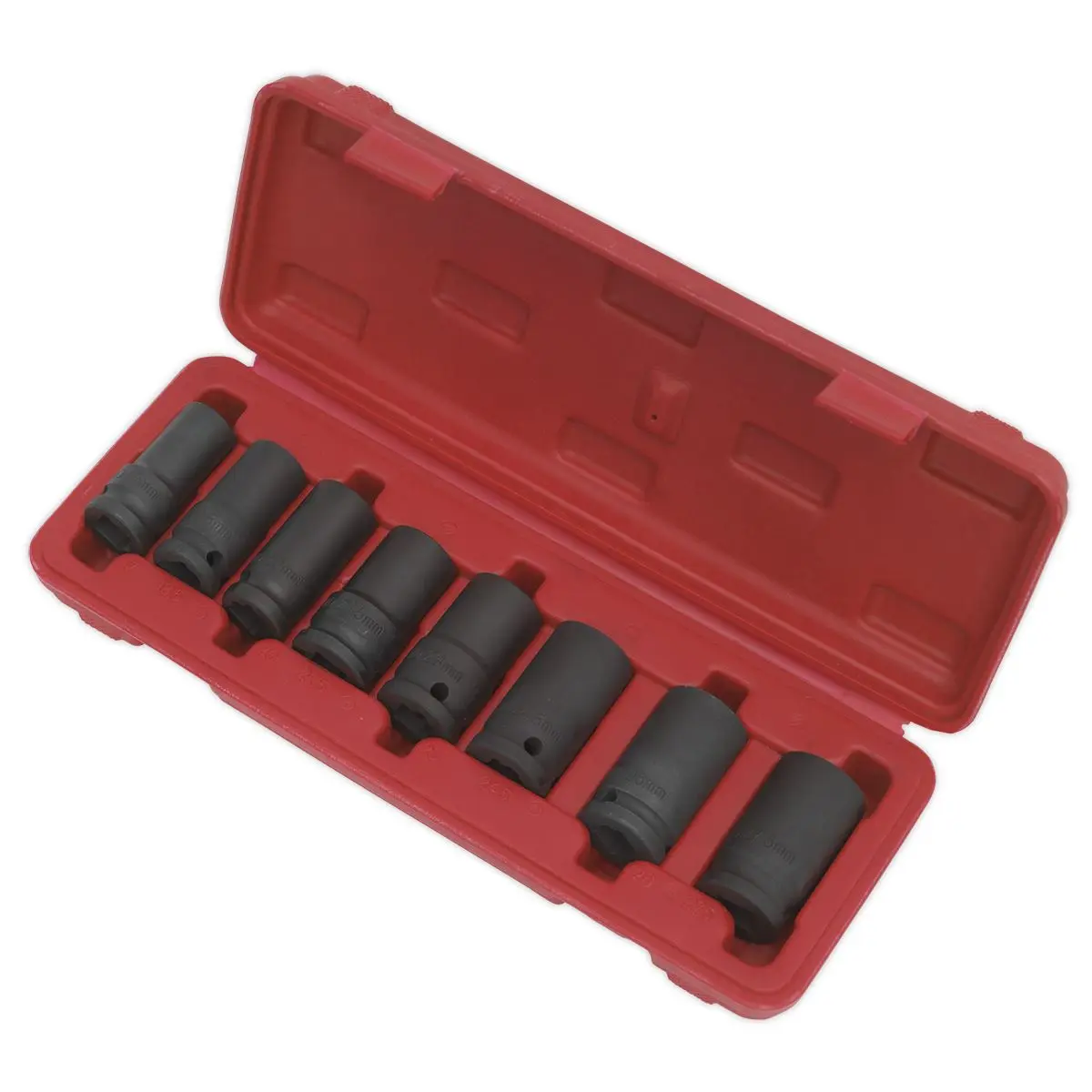 Sealey Locking Wheel Nut Removal Set 8pc 1/2"Sq Drive - Image 2