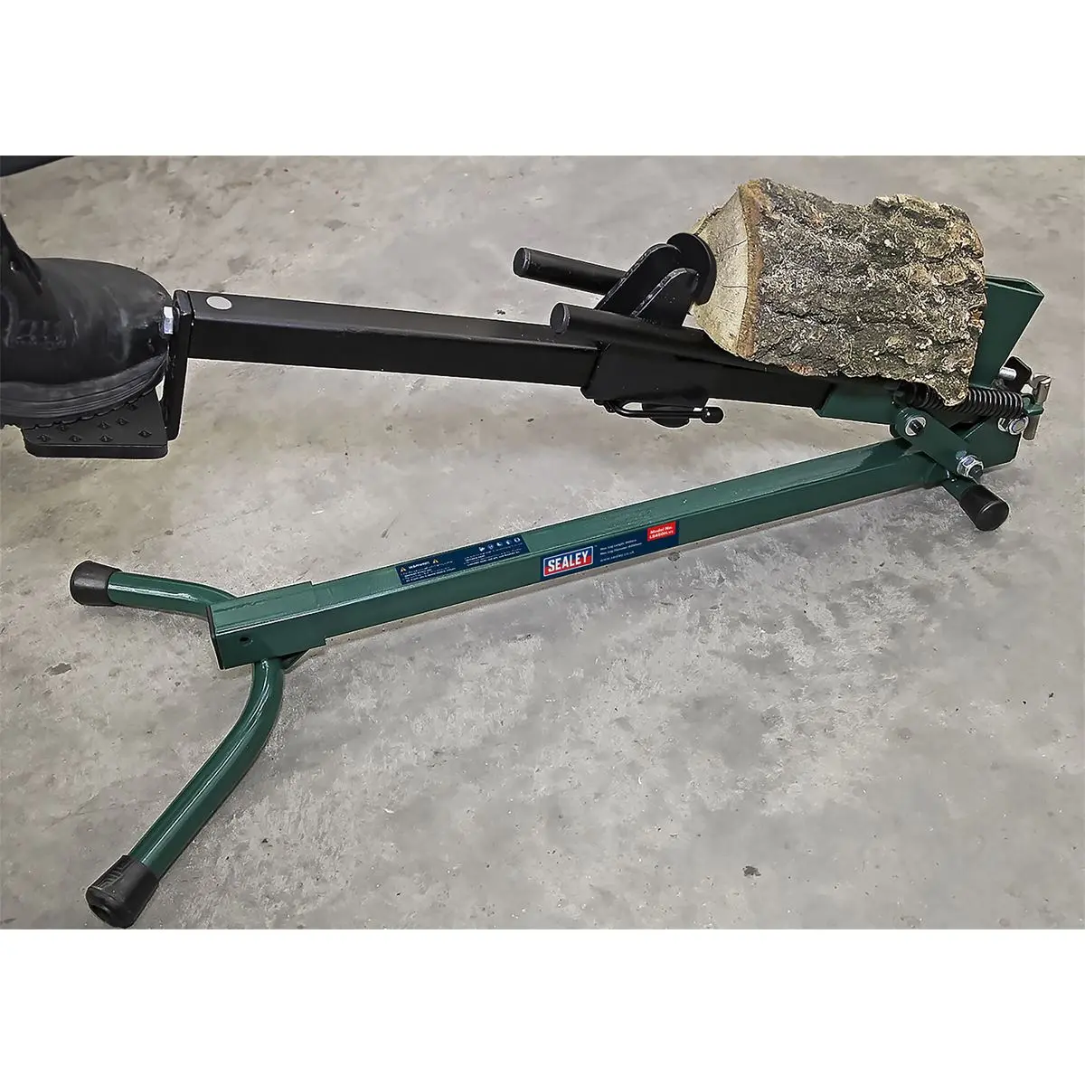 Sealey Log Splitter Foot Operated - Horizontal - Image 3