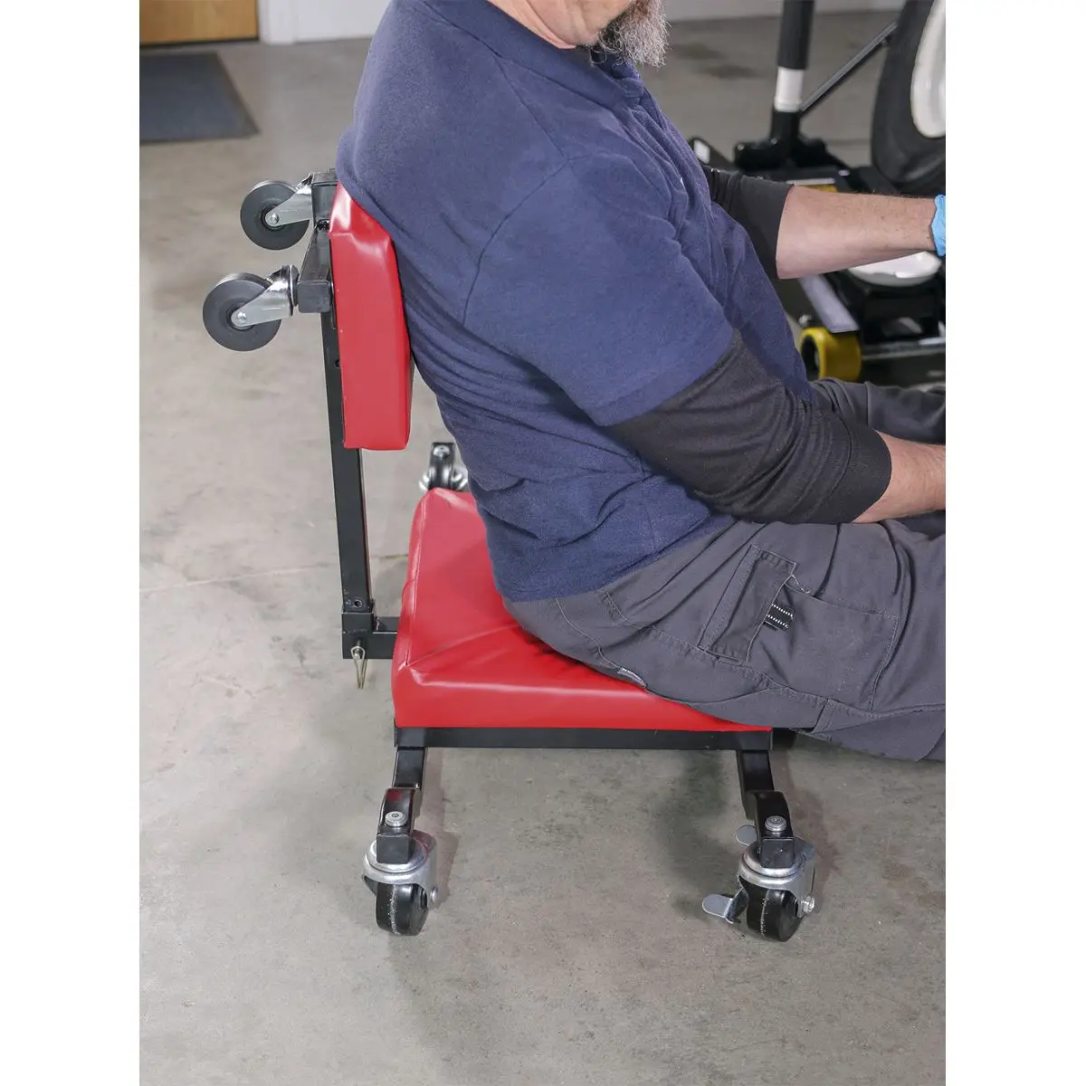 Sealey Low Level Creeper, Seat & Kneeler - Image 4