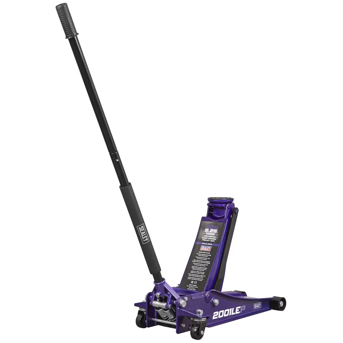 Sealey Low Profile Rocket Lift Trolley Jack 2.25 Tonne - Purple - Image 3