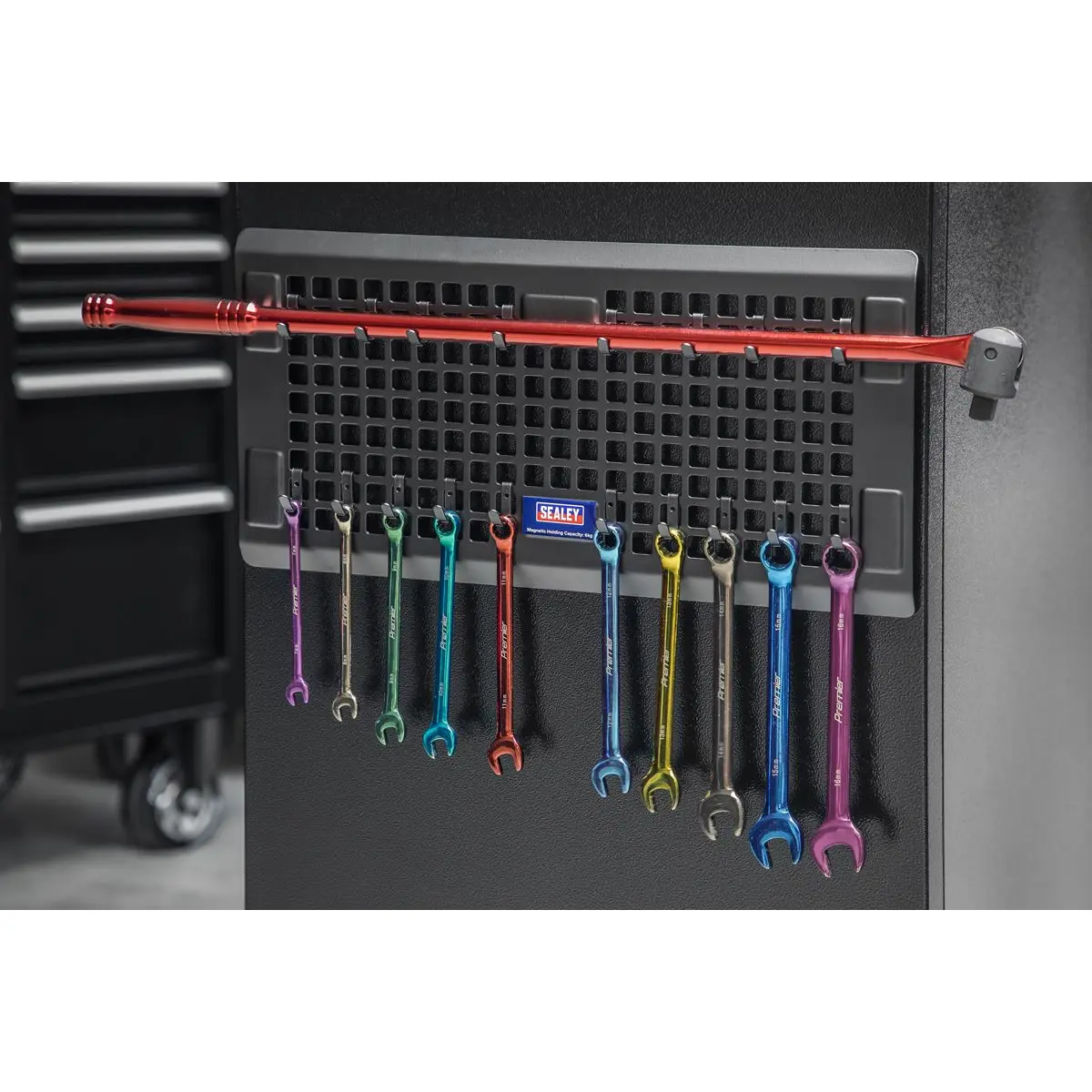 Sealey Magnetic Pegboard - Black - Image 5