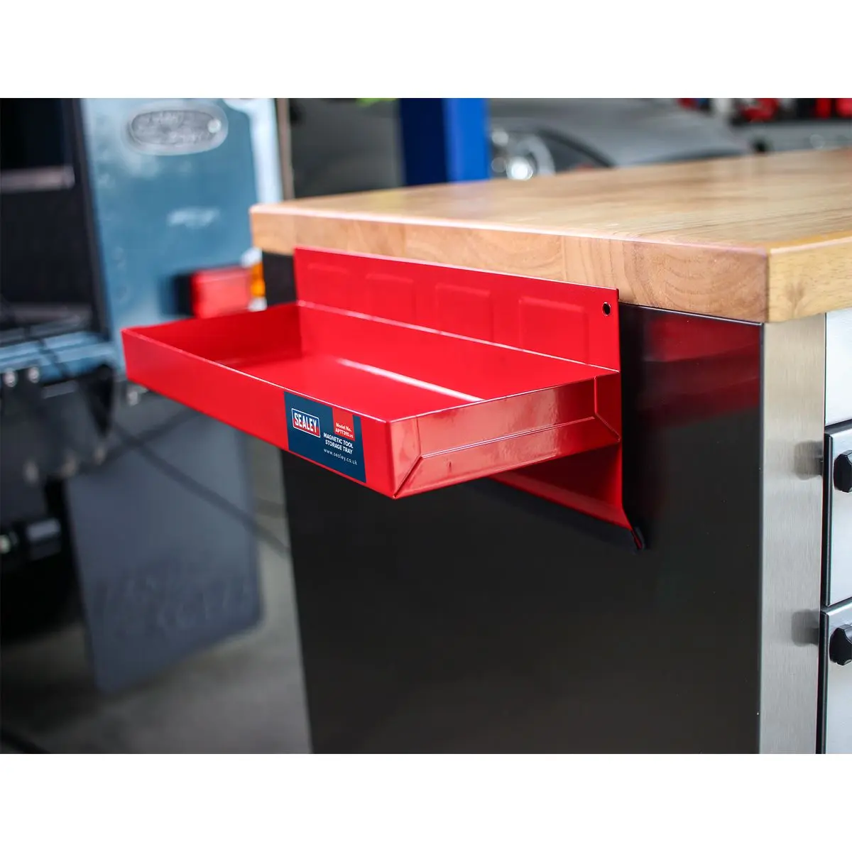 Sealey Magnetic Tool Storage Tray 310 x 115mm - Image 6