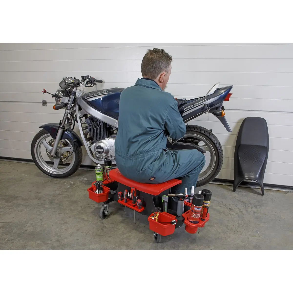 Sealey Mechanic's Detailing Utility Seat - Image 8
