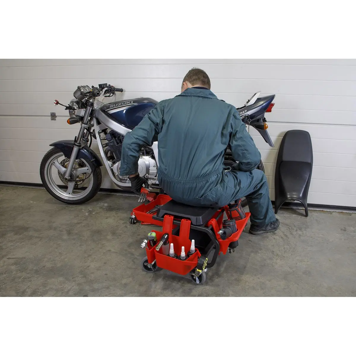 Sealey Mechanic's Deluxe Detailing Utility Seat - Image 6