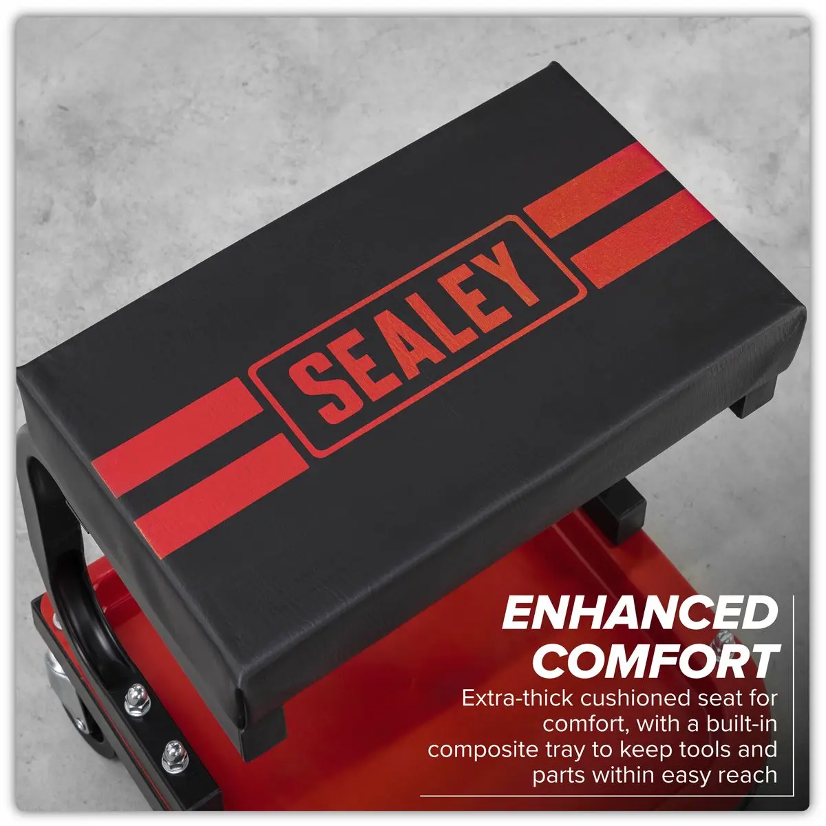 Sealey Mechanic's Utility Seat - Image 8
