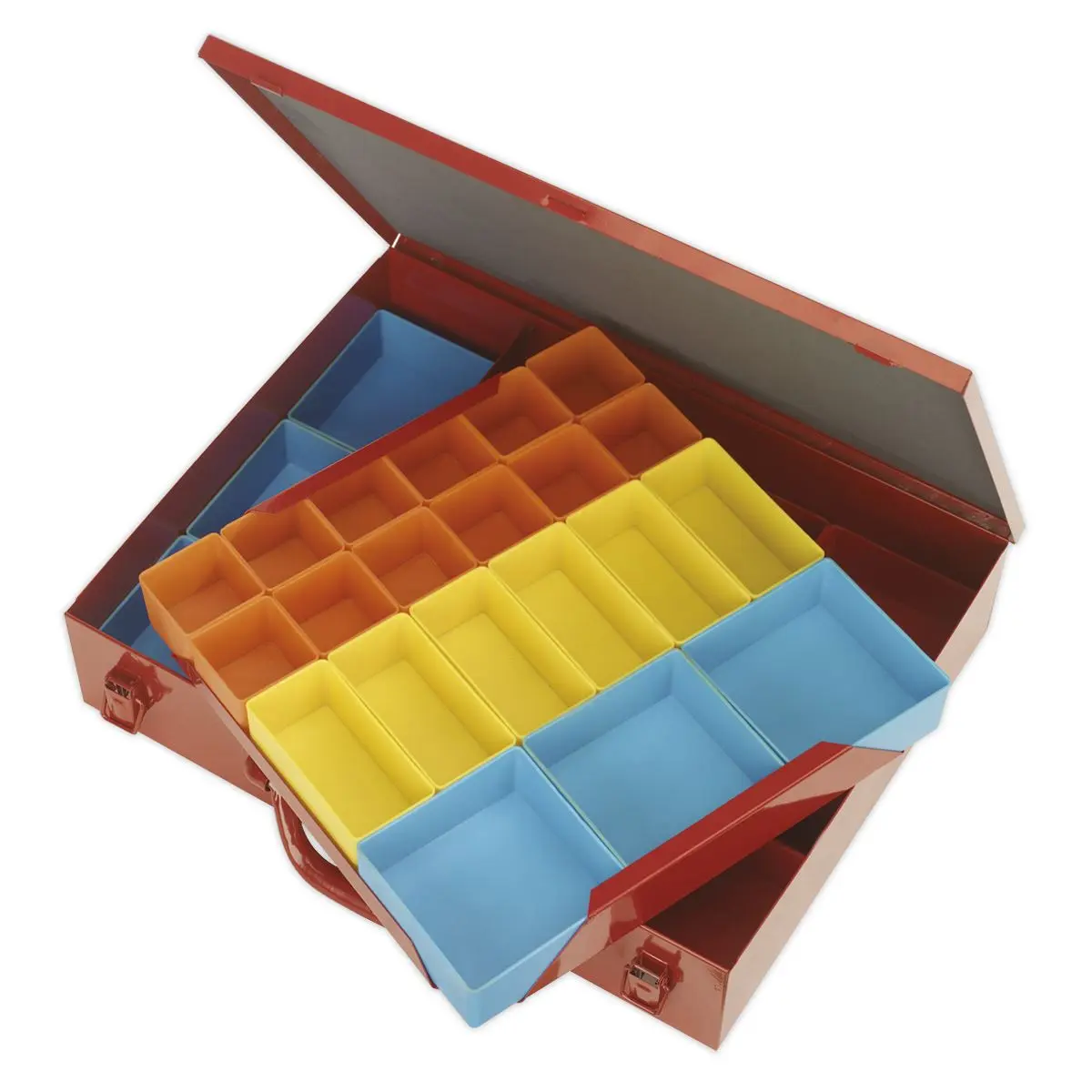 Sealey Metal Case 2-Layer with 27 Storage Bins - Image 5