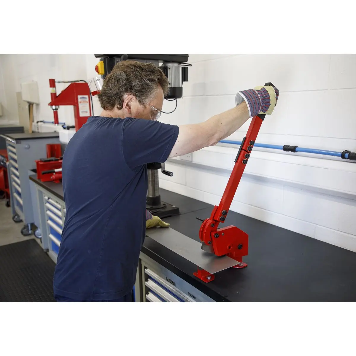 Sealey Metal Cutting Shears 4mm Capacity 10mm Round - Image 4