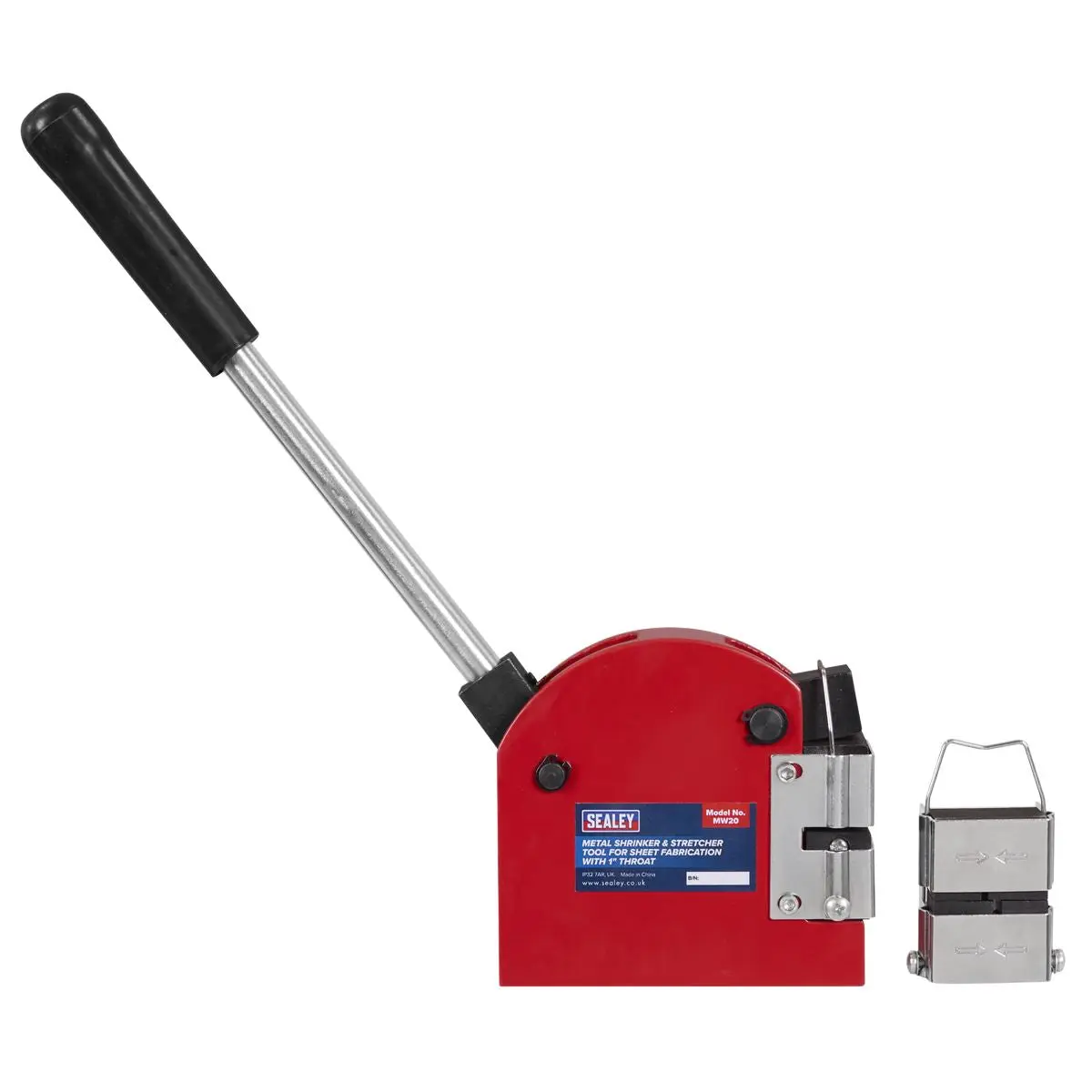 Sealey Metal Shrinker & Stretcher Tool for Sheet Fabrication with 1" Throat - Image 3