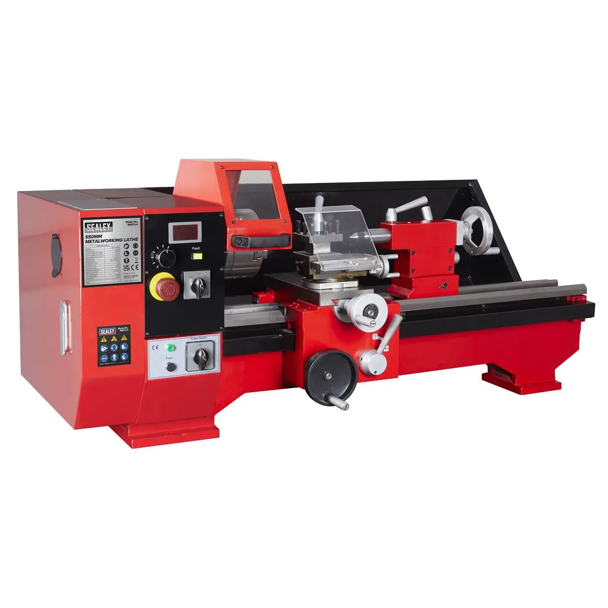 Sealey Metalworking Lathe 550mm Between Centres - Image 3