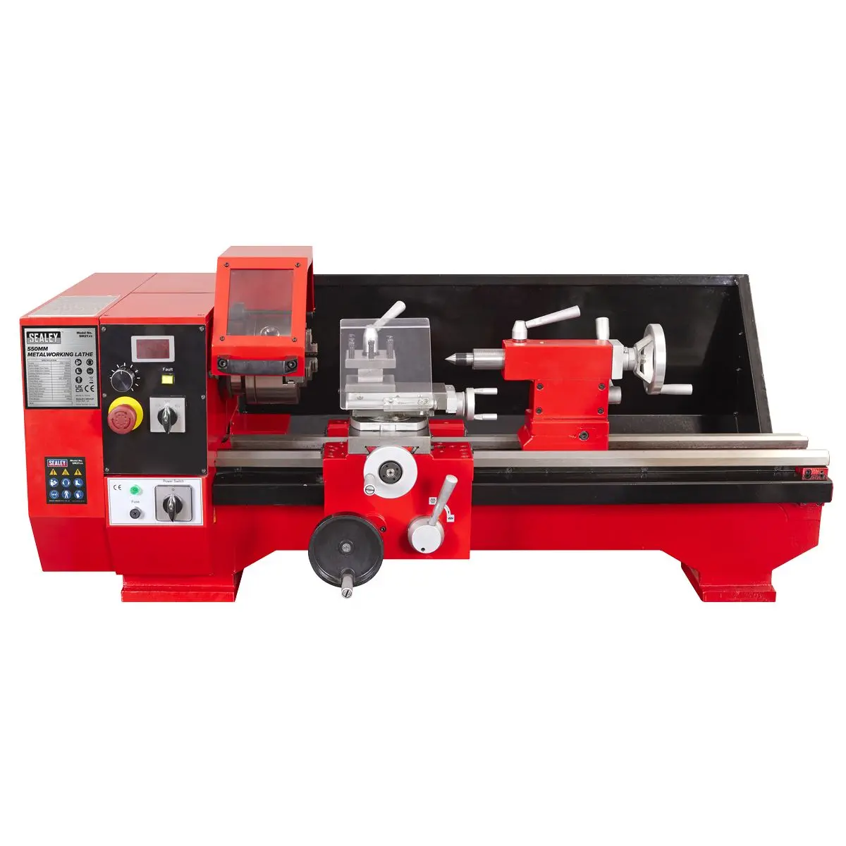 Sealey Metalworking Lathe 550mm Between Centres - Image 4