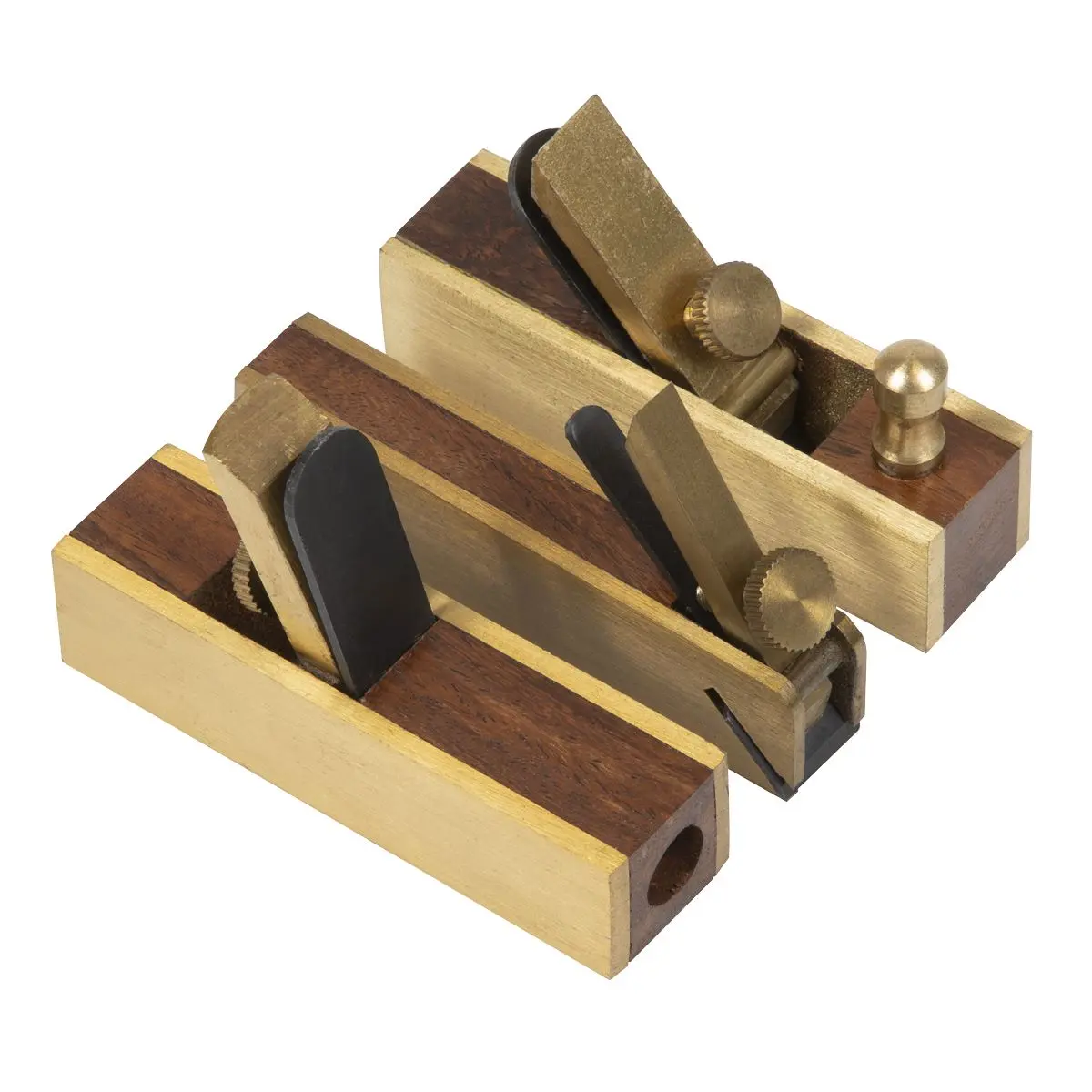 Sealey Mini Brass Plane Set 3pc - Image 4