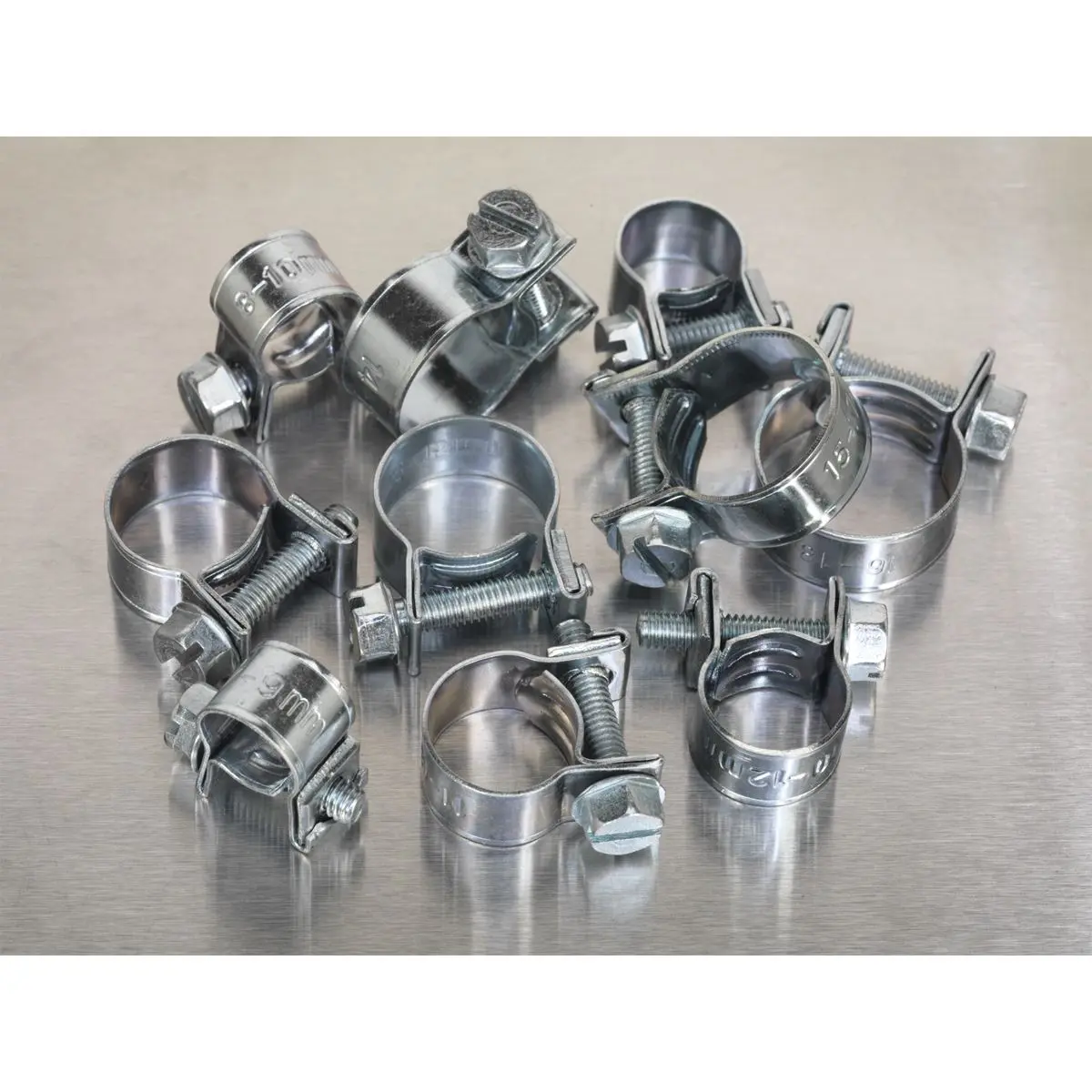 Sealey Mini Hose Clip Assortment 100pc - Image 2