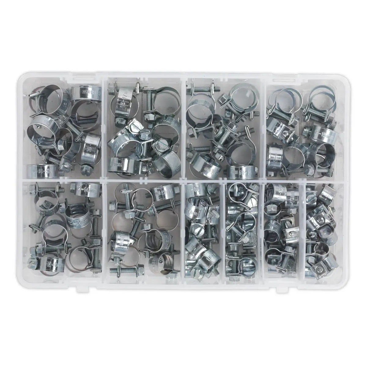 Sealey Mini Hose Clip Assortment 100pc - Image 3