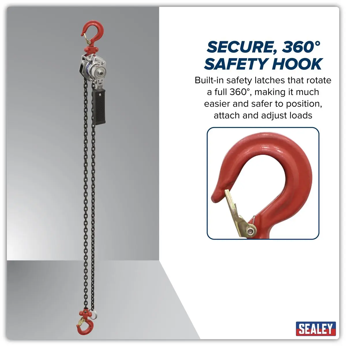Sealey Mini Lever Hoist 250kg - Image 2